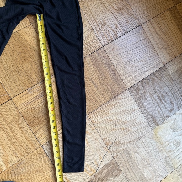 NWOT Alexander Wang x Uniqlo Heattech Extra Warm Ribbed Leggings, Size XS, Black - Picture 8 of 9